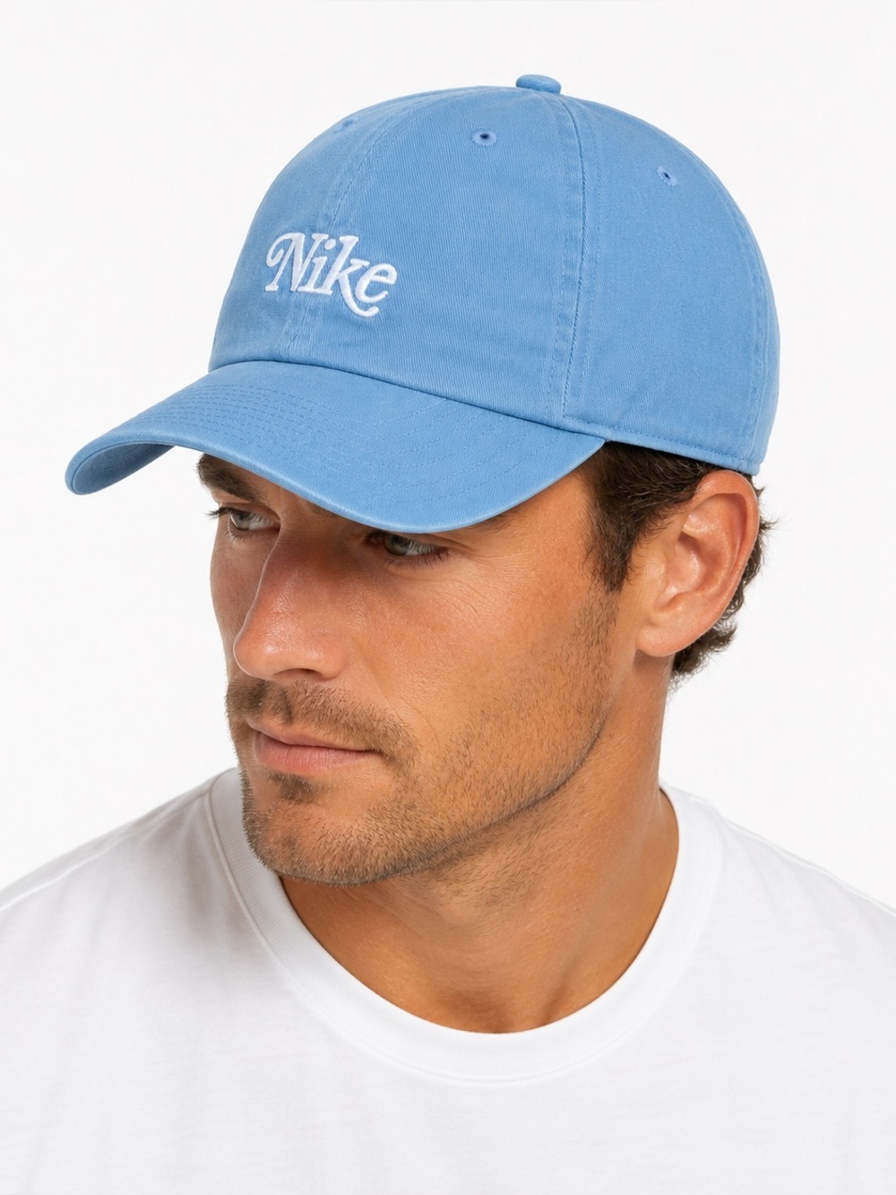 Nike Golf Heritage86 Washed Adjustable Dad Hat Cap OS Dutch Blue